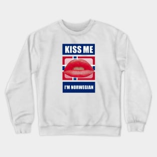 Kiss Me I'm Norwegian Crewneck Sweatshirt